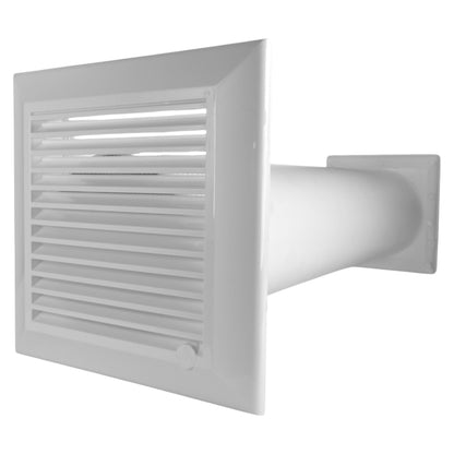 Through Wall Ventilation Kit Duo Smart DS4178 Vent with Brown External Vent