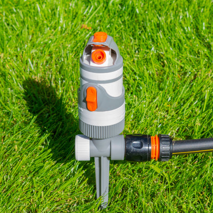 2-Pattern Gear Drive Sprinkler White Line