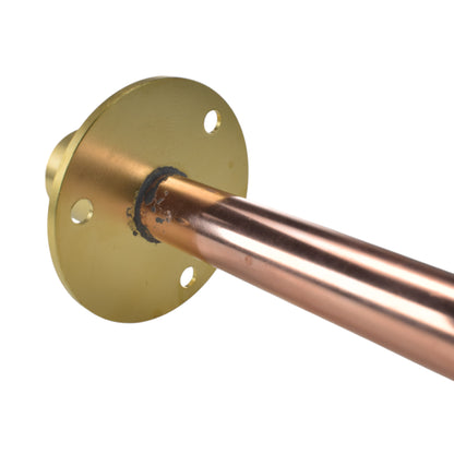 Brass Barbed Bib Tap STANDARD Connection Kit x2