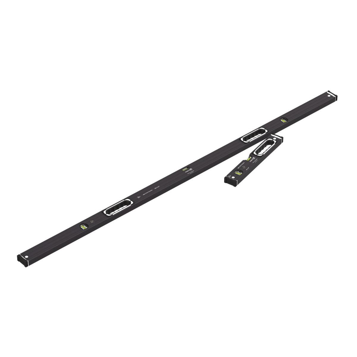 Stabila Dark Shadow 196-2 Spirit Level Set 183 cm (6ft)+ 40 cm