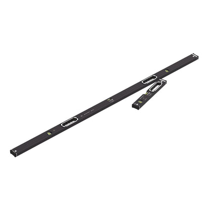 Stabila Dark Shadow 196-2 Spirit Level Set 183 cm (6ft)+ 40 cm