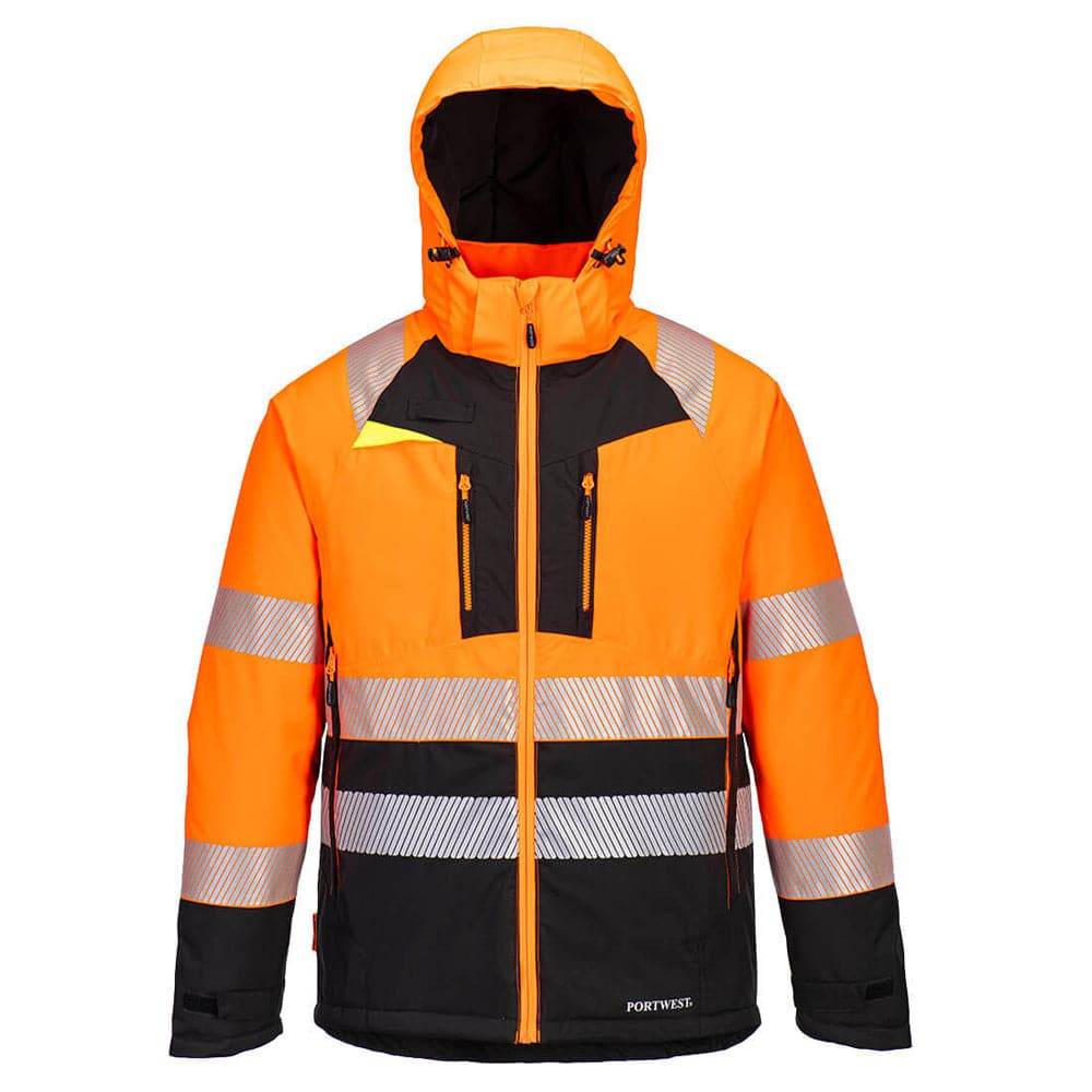 Portwest DX430 DX4 Hi-Vis Class 2 Waterproof Winter Jacket