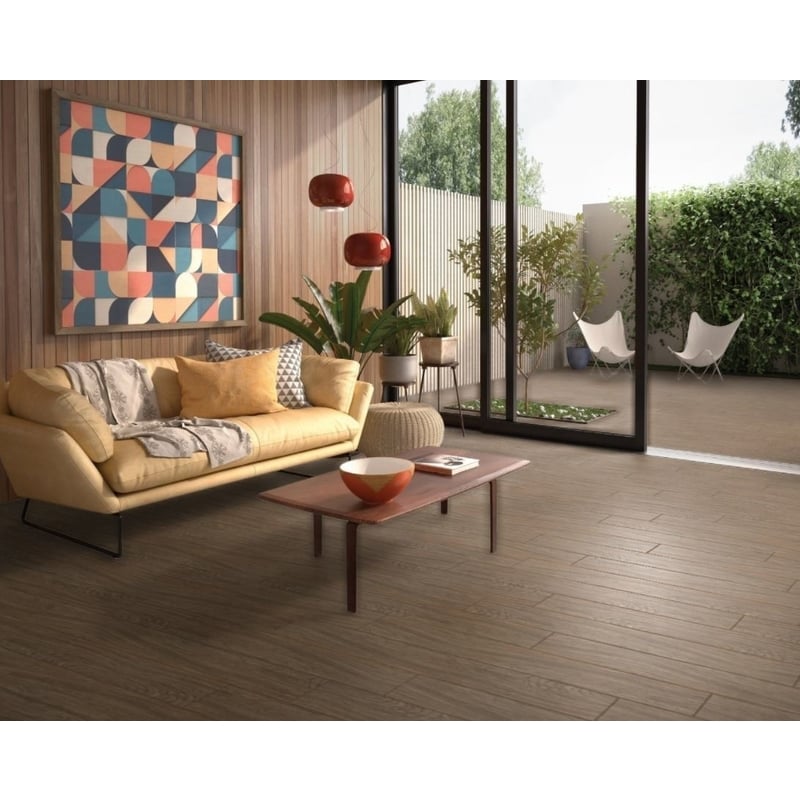 Line Wood Dark Beige (5 per Box)