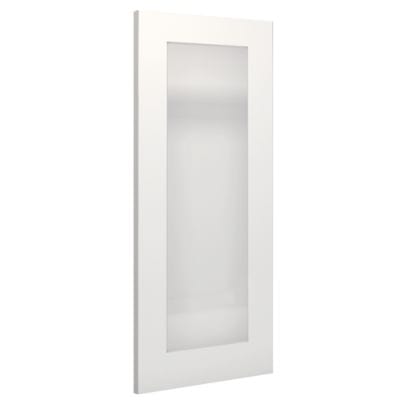 Denver White Primed Frosted Glazed Internal Door - All Sizes