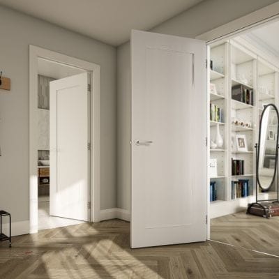 Denver White Primed Internal Door - All Sizes
