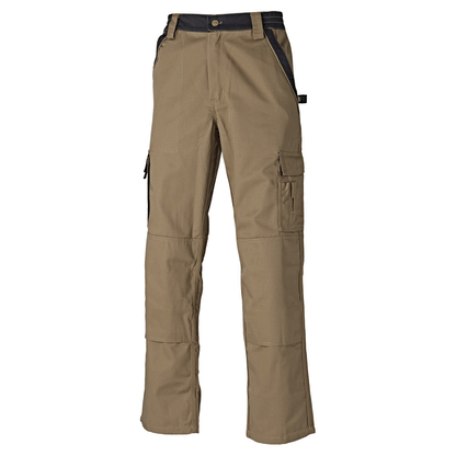 Dickies Industry 300 Two Tone Work Trousers IN30030 Khaki/Black
