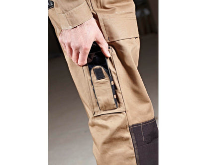 Dickies WD4930 Grafter Duo Tone Cordura Knee Pad Work Trousers Grey