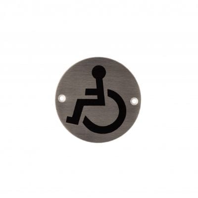 Round Steel Door Sign
