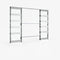 Double Pocket Door Kit + Handle & Doorjamb 100mm Oak Frame + Black Hardware - All Sizes