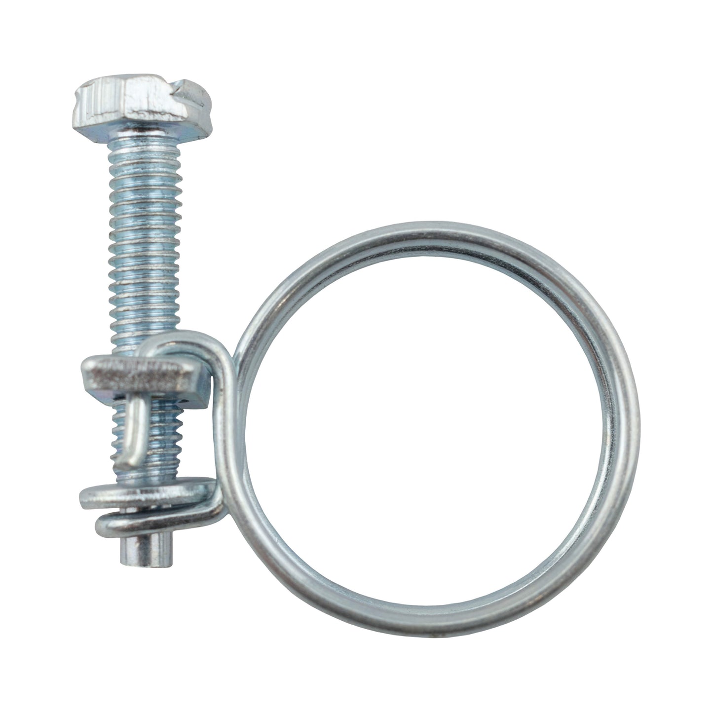 Double Wire Hose Clamp Galvanised 19mm-22mm