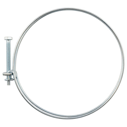 Double Wire Hose Clamp Galvanised 128mm-135mm