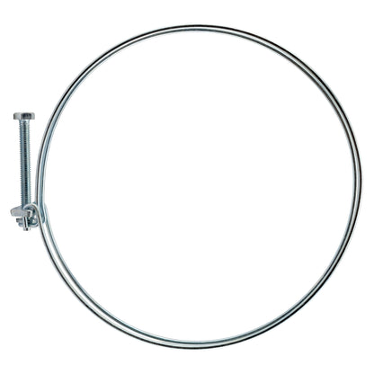 Double Wire Hose Clamp Galvanised 153mm-160mm