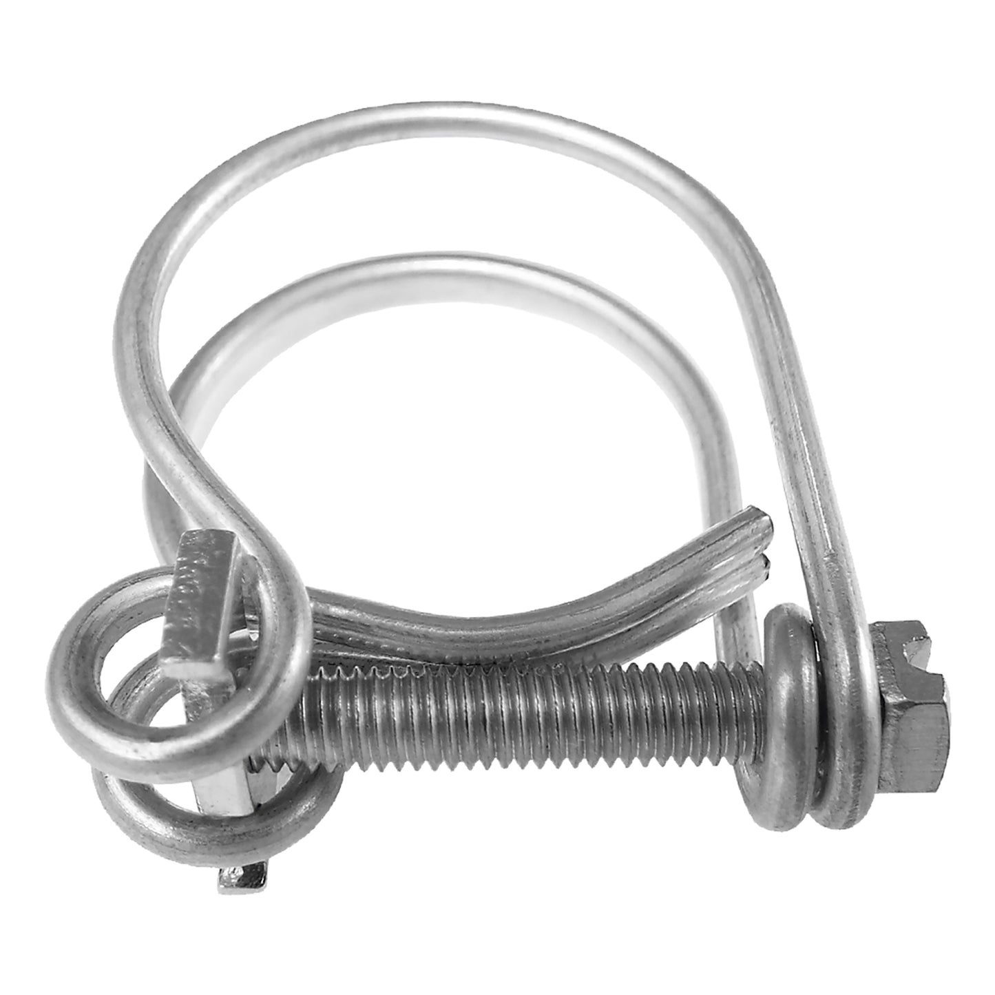 Double Wire Hose Clamp Galvanised 19mm-22mm