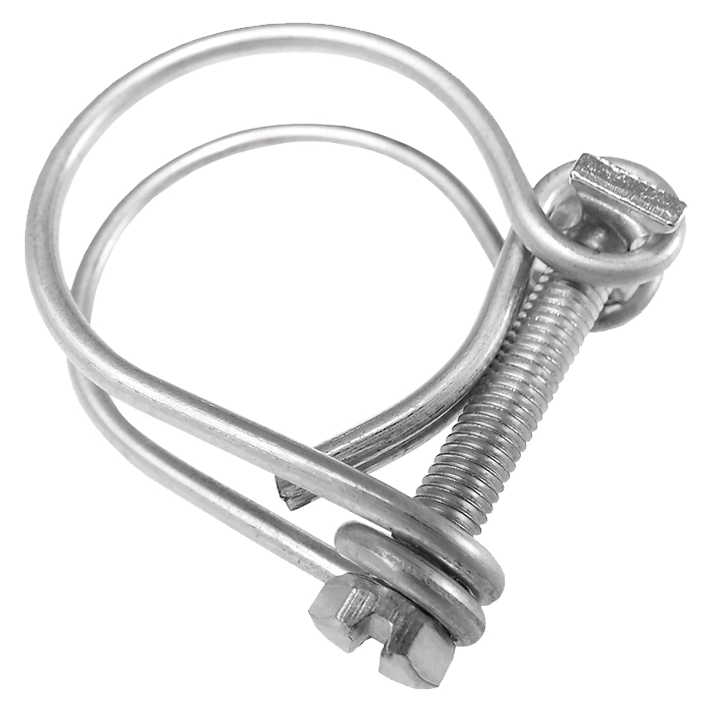 Double Wire Hose Clamp Galvanised 13mm-16mm