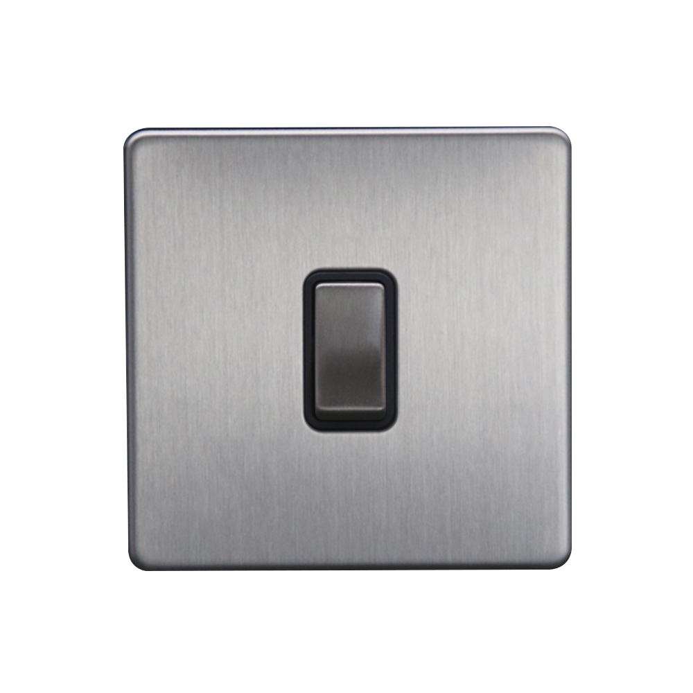 Caradok 20A DP Switch Brushed Chrome