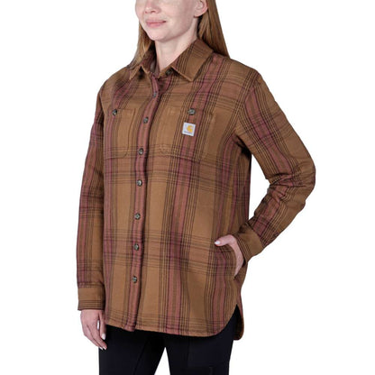 Carhartt 105991 Women's Loose Fit Heavyweight Twill Shirt Jac