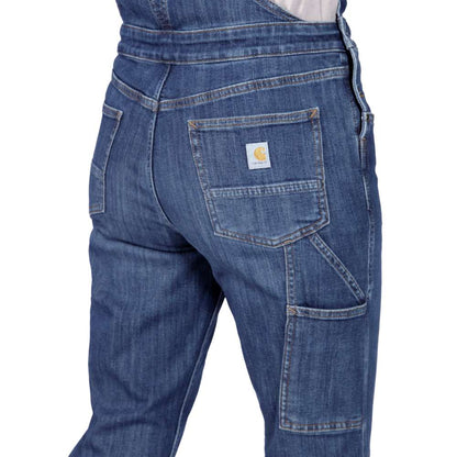 Carhartt 106002 Women's Rugged Flex Relaxed Fit Denim Bib Overall