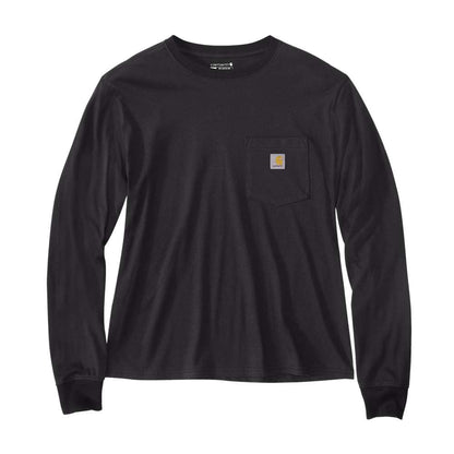 Carhartt 106121 Women's Relaxed Fit Lightweight Long-Sleeve Pocket T-Shirt