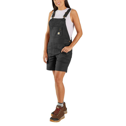 Carhartt 106197 Women's Rugged Flex Relaxed Fit Canvas Shortall