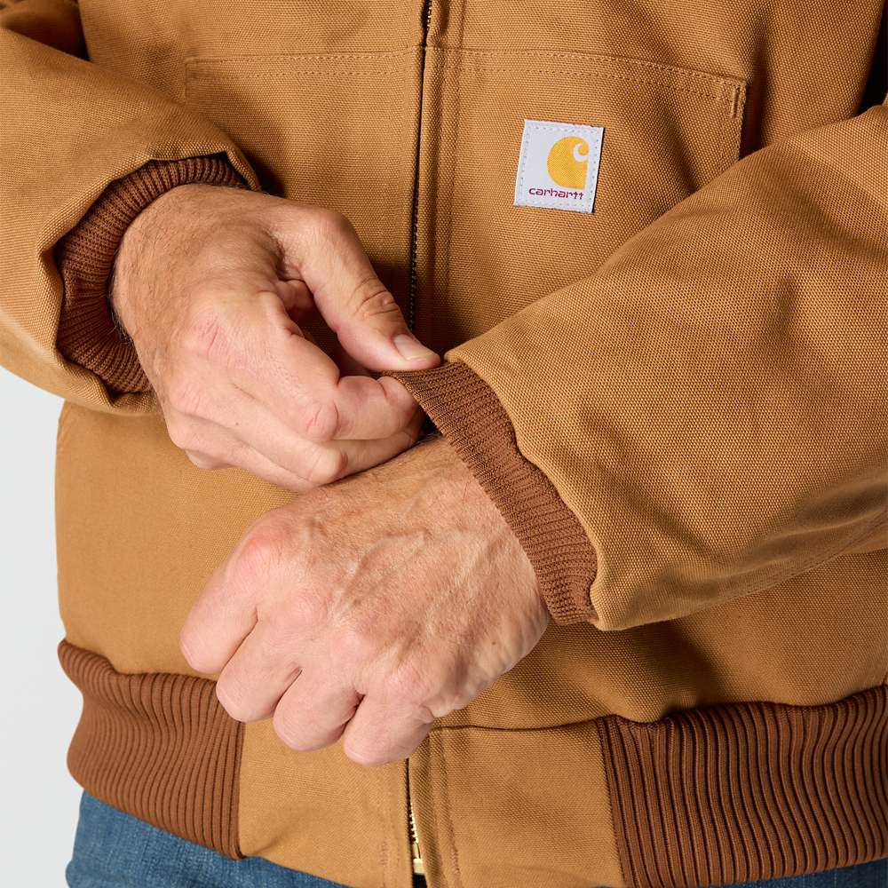 Carhartt 106673 J140 Loose Fit Firm Duck Insulated Flannel-Lined Active Jac