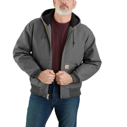Carhartt 106673 J140 Loose Fit Firm Duck Insulated Flannel-Lined Active Jac