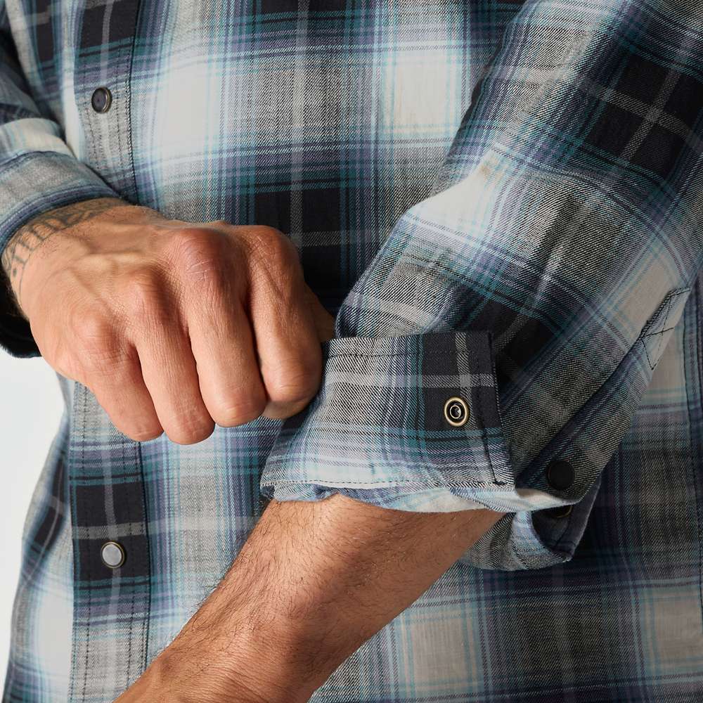 Carhartt 107016  Montana Rugged Flex Long Sleeve  Snap Front Plaid Shrt