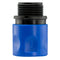 Female Hose Connector with 3/4" BSPM Thread Blue/Black