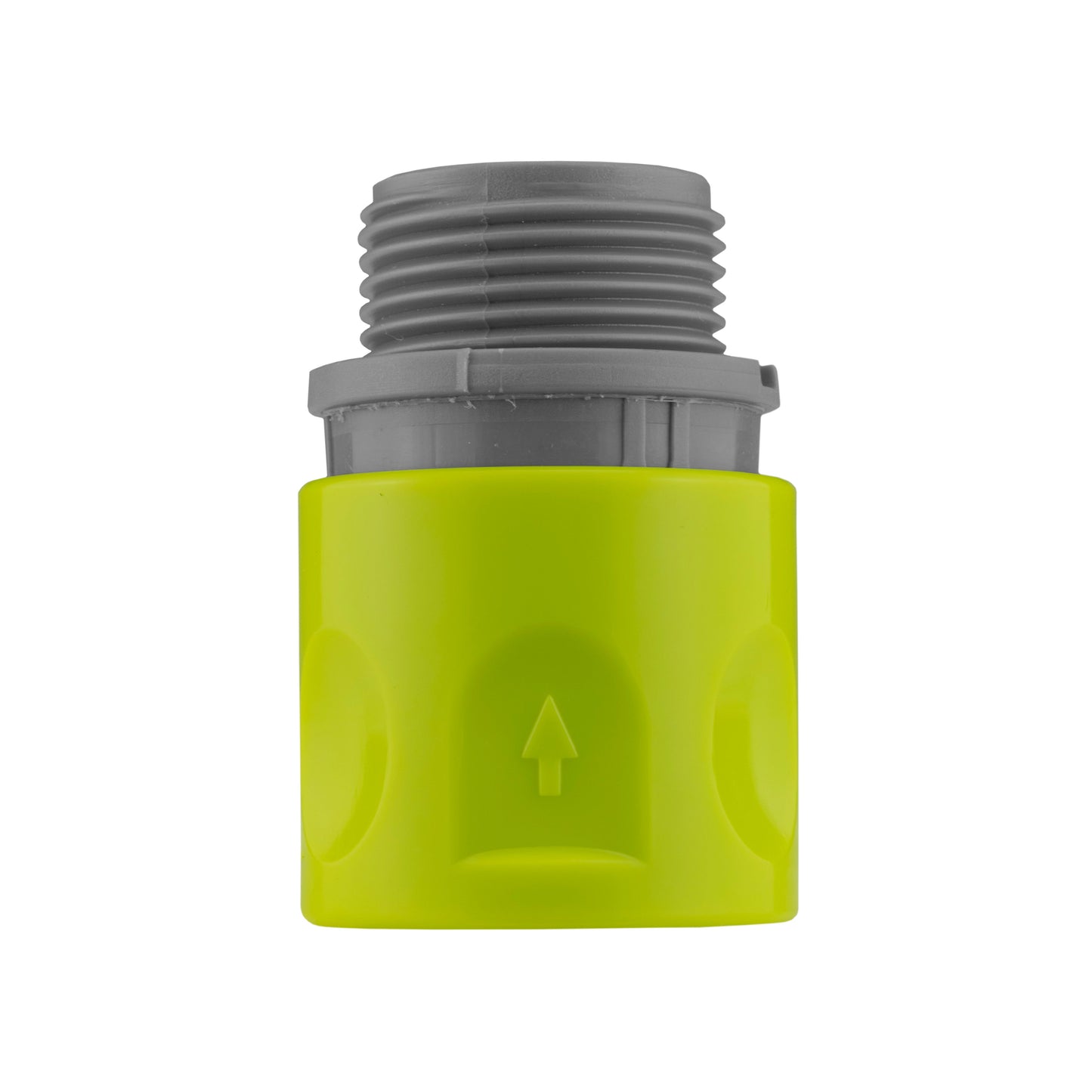 IBC 2” S60X6 Cap with In-Line BSPF Valve and ¾” BSPM Female Hose Connector Lime