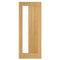 Ely Prefinished Oak 1SL Glazed Internal Fire Door FD30