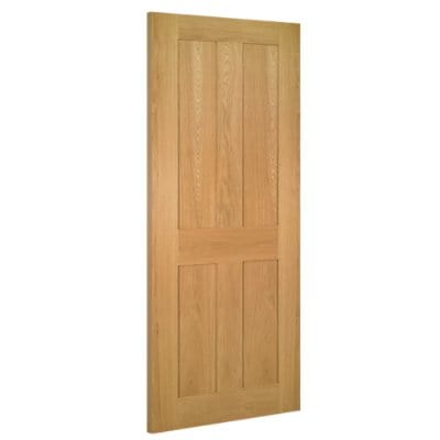 Eton Oak Unfinished Internal Fire Door FD30 -  All Sizes