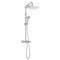 Even-T Square Thermostatic Shower Column