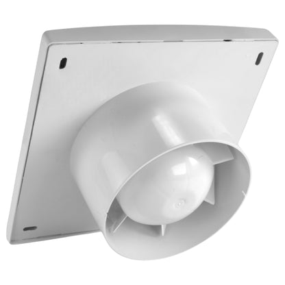 Through Wall Ventilation Kit - STYL Fan with Timer/Humidistat and White External Vent