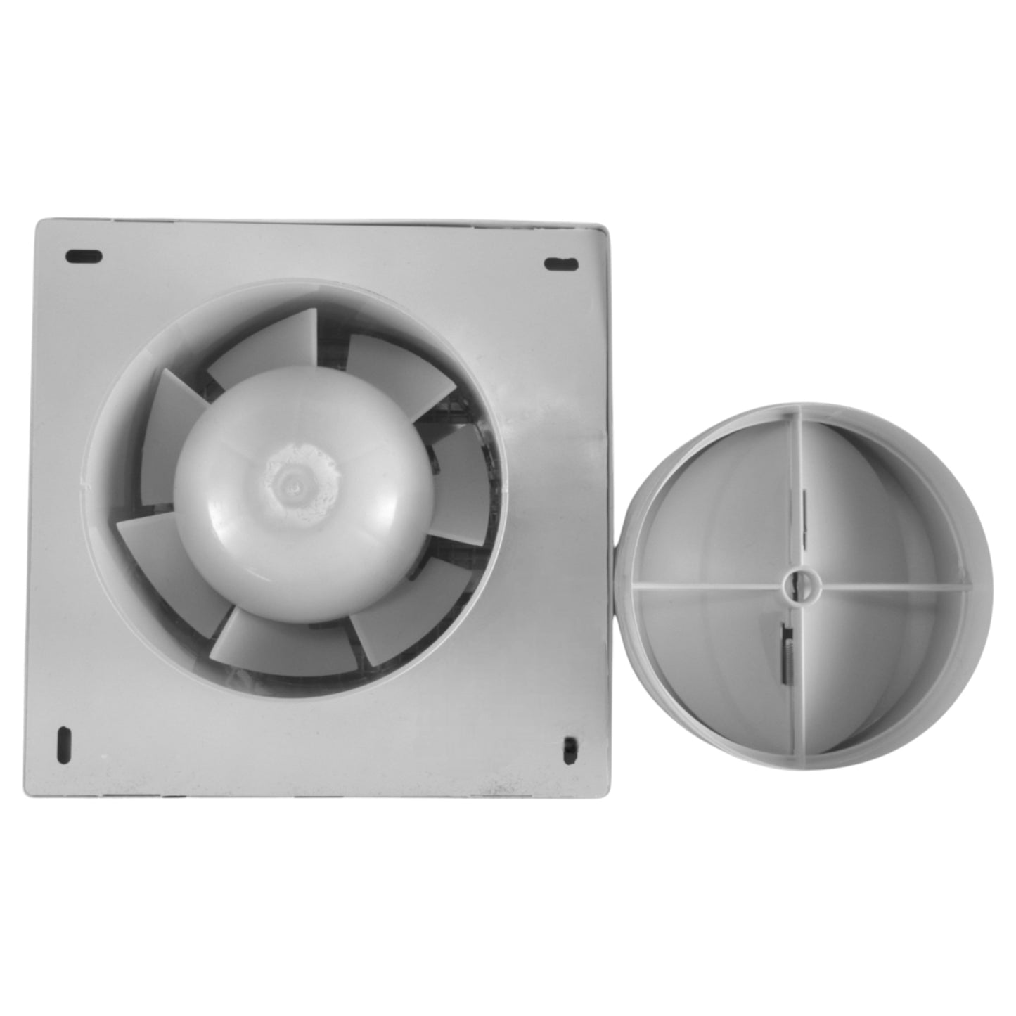 Through Wall Ventilation Kit - STYL Fan with Timer/Humidistat and Graphite External Vent
