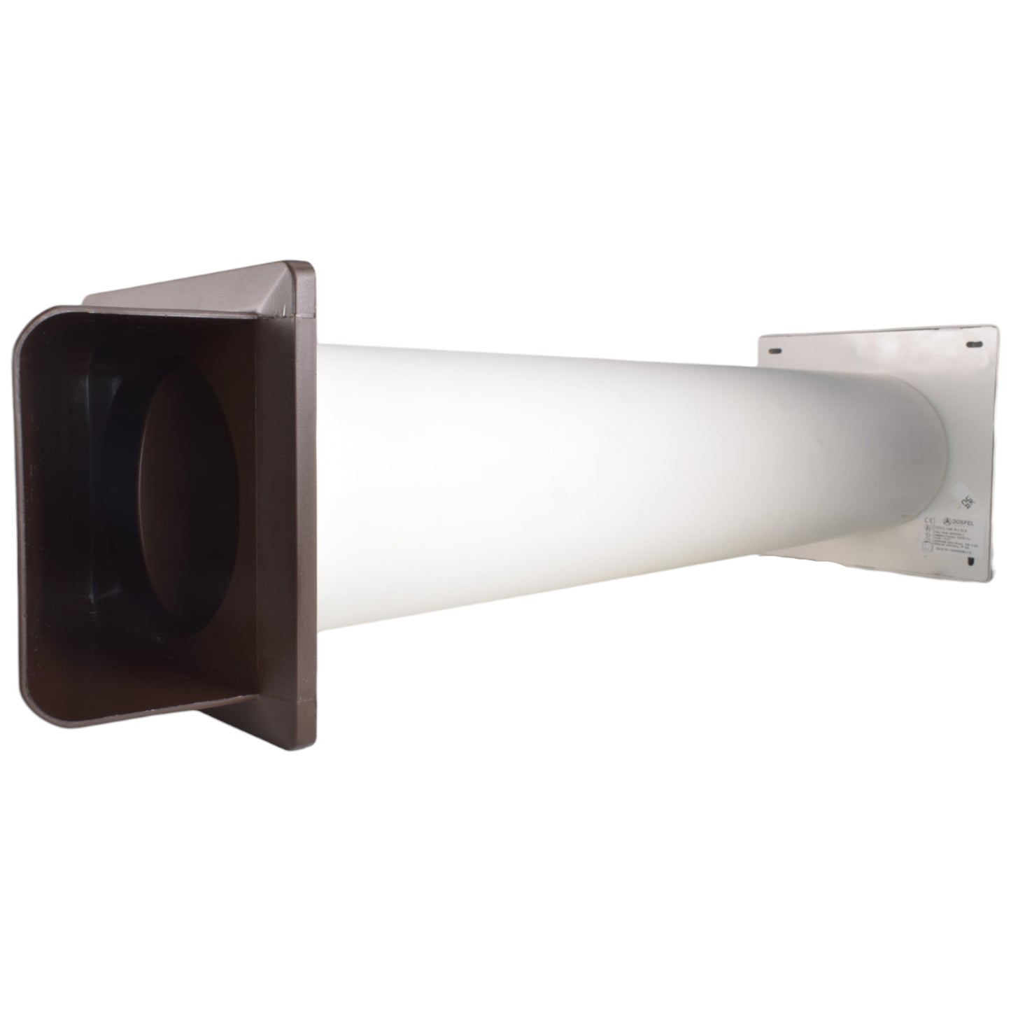 Through Wall Ventilation Kit - STYL Fan with Timer and Brown External Vent