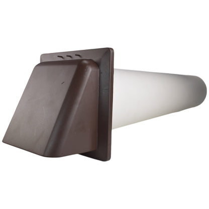 Through Wall Ventilation Kit - STYL Fan with Timer and Brown External Vent