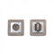 Thumbturn Set Matt Satin Black/Chrome - 50mm x 50mm