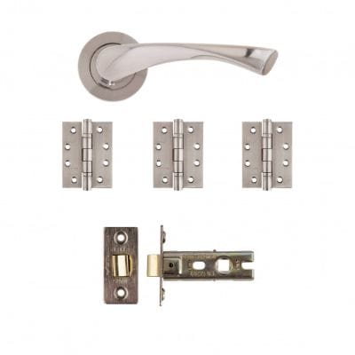 Fortuna Satin Finish Latch Kit