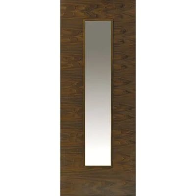 Franquette Walnut Pre Finished Glazed Internal Door - All Sizes