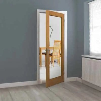 Fuji Oak Glazed Internal Door - All Sizes