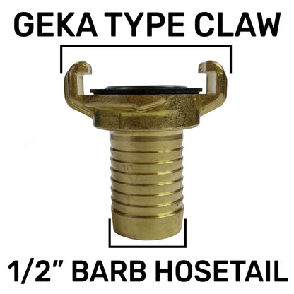 IBC 2” S60X6 Cap with Geka Type Fittings 13mm Barb