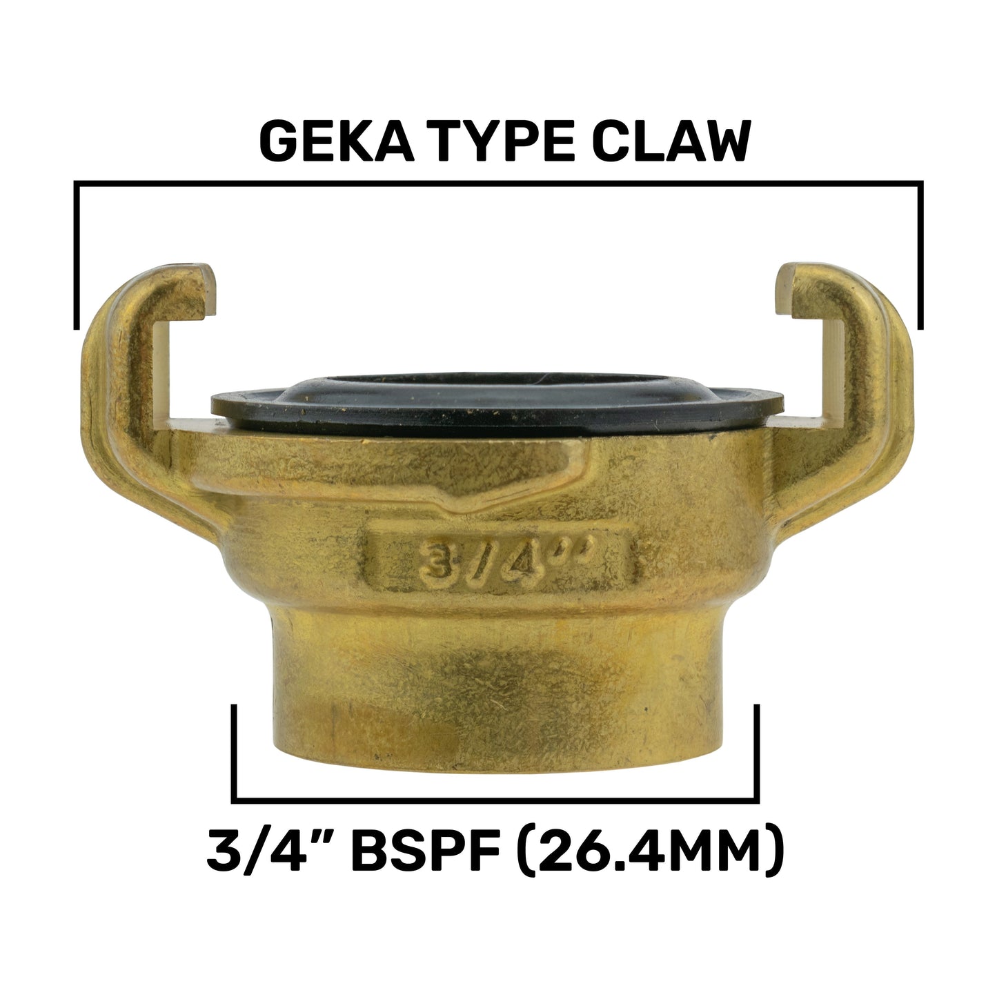 Wall Flange Kit 25mm MDPE + Valve + Geka