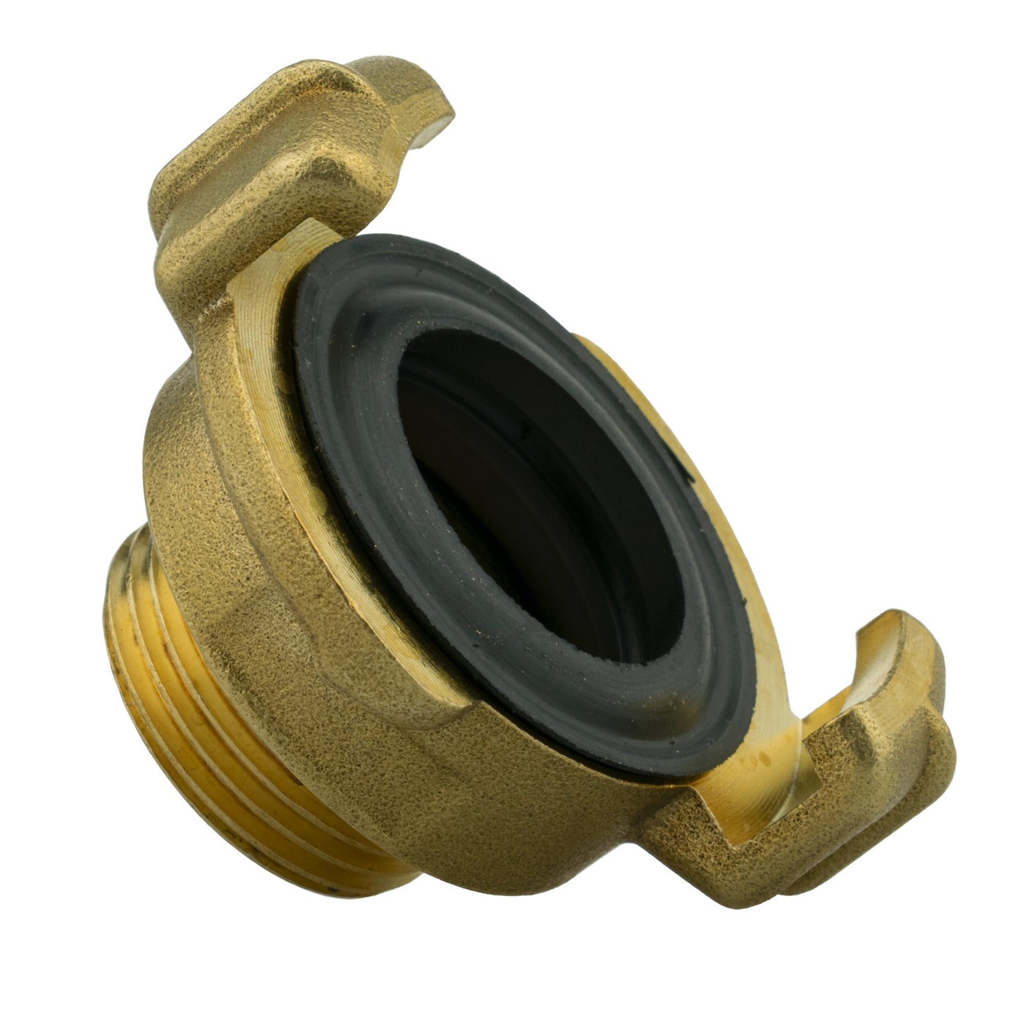 IBC 2” S60X6 Cap with Large Plastic Valve and Geka Type Fitting