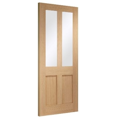 Malton Shaker Internal Oak Door with Clear Glass - All Sizes