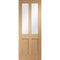 Malton Shaker Internal Oak Door with Clear Glass - All Sizes