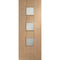 Messina Internal Oak Door with Obscure Glass - All Sizes