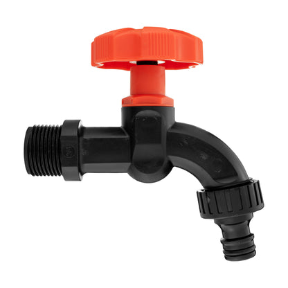 Water Butts Kit 3/4" PP Black Tap