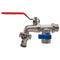 Double Garden Tap 1/2" BSPM Inlet