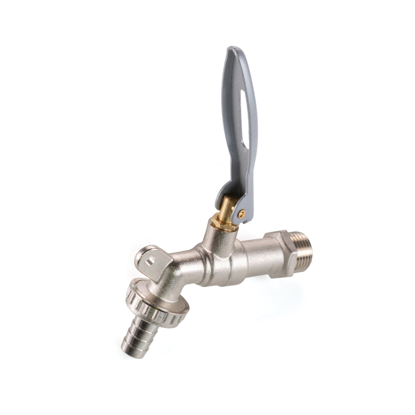 Water Butt Kit 1/2" with Lever Tap Hose Barb and Lever Lock