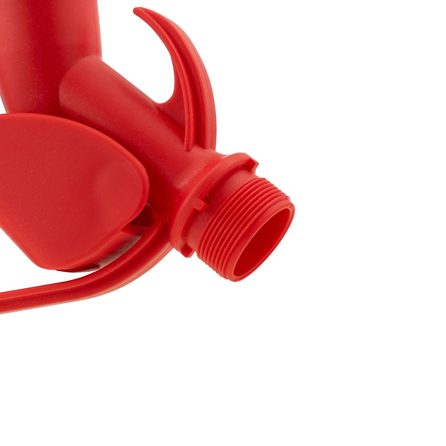 Fuel Gun Red 3/4" Barb Inlet - Metal Outlet
