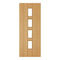 Galway Oak Unfinished Glazed Internal Fire Door FD30 - All Sizes